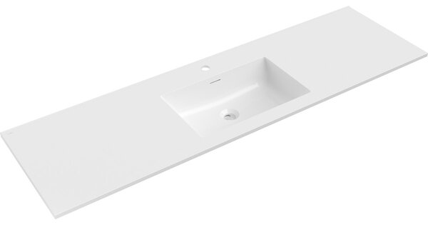 Mexen Otis vgradni umivalnik 161 x 46,5 cm, bela sijaj - 25181600