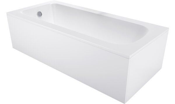 Mexen Vega pravokotna kopalna kad 120 x 70 cm z oblogo, bela - 55011207000X
