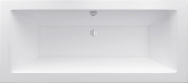 Mexen Cube pravokotna kad 160 x 70 cm, bela - 55051607000