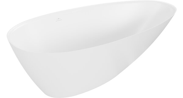 Mexen Milano samostoječa kad iz konglomerata 170 x 86 cm, bela mat - 57301708500