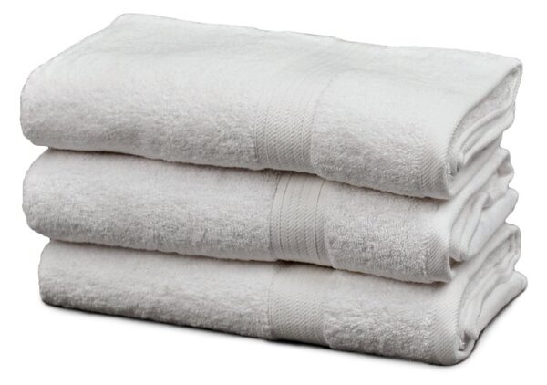 Brisača SOFT 70x125 cm bela, 100% bombaž