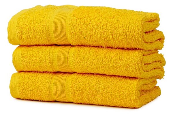 Brisača SOFT 50x90 cm rumena, 100% bombaž