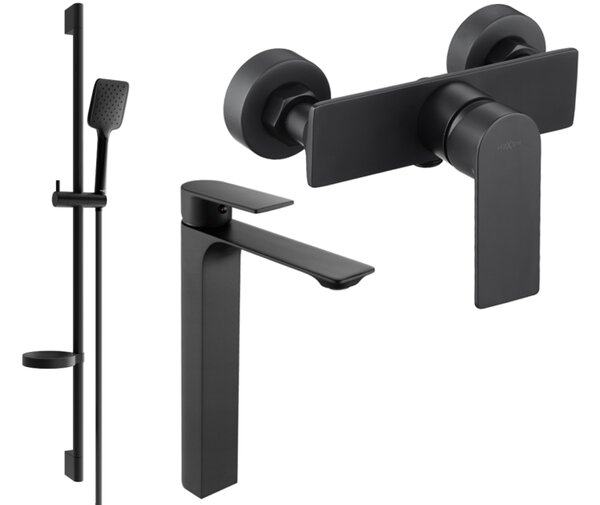 Mexen Alexa DS62 set za prhanje, črn - 71214DS62-70