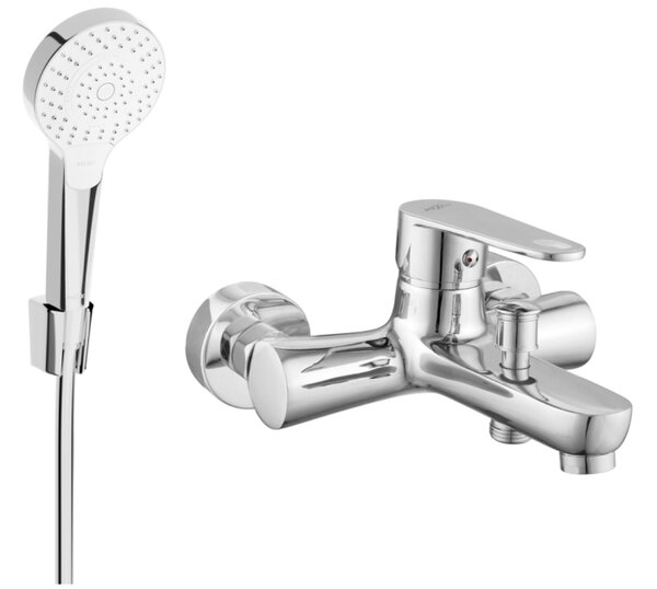 Mexen Kama R05 kopalna armatura s pršni set, krom - 7253R05-00
