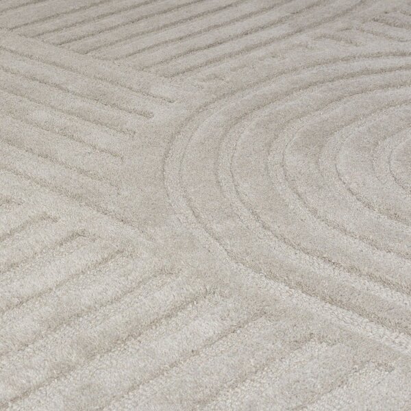 Siva volnena preproga Flair Rugs Zen Garden, 120 x 170 cm