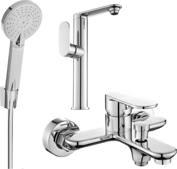 Mexen Milo Komplet za kad R40, krom - 713153R40-00