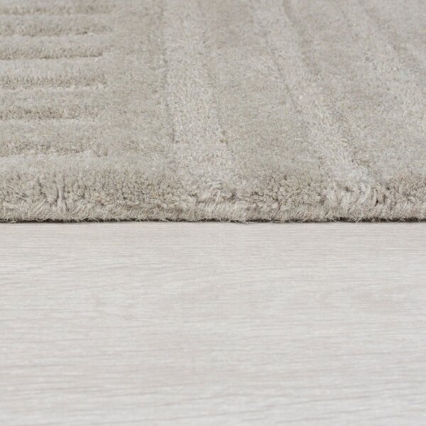 Siva volnena preproga Flair Rugs Zen Garden, 120 x 170 cm