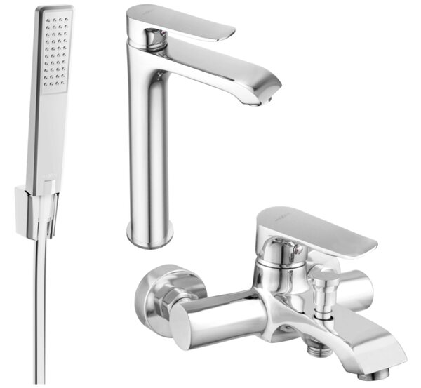 Mexen Pecos R72 komplet za kad, krom - 72713R72-00