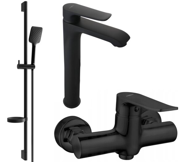 Mexen Pecos Komplet za prhanje DS62, črn - 72714DS62-70
