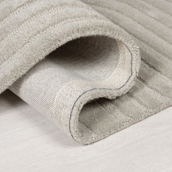 Siva volnena preproga Flair Rugs Zen Garden, 120 x 170 cm