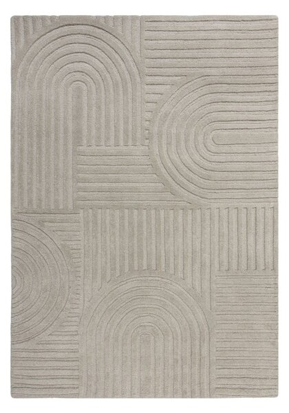 Siva volnena preproga Flair Rugs Zen Garden, 120 x 170 cm