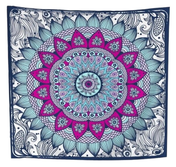 Tapiserija 140x140 cm Blue Dreamcatcher – Really Nice Things