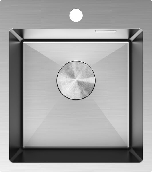 Mexen Solix jeklena pomivalno korito z 1 komoro 400 x 450 mm, inox - 6401401000-01