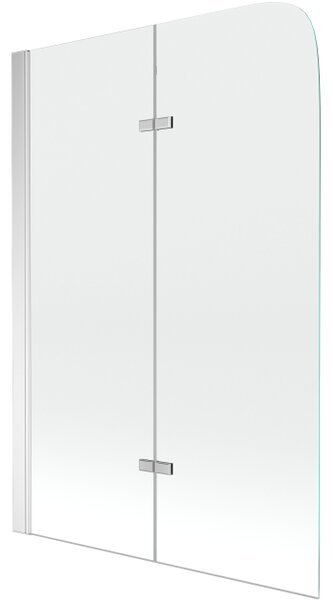 Mexen Felix delična tuš stena 2-krilna 80 x 140 cm, prozorna, krom - 890-080-002-01-00