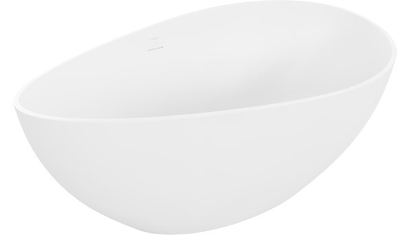 Mexen Parma Samostoječa kopalna kad iz konglomerata 160 x 95 cm, mat bela - 57231609500