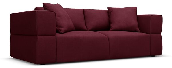 Bordo rdeča sedežna garnitura 214 cm Esther – Milo Casa