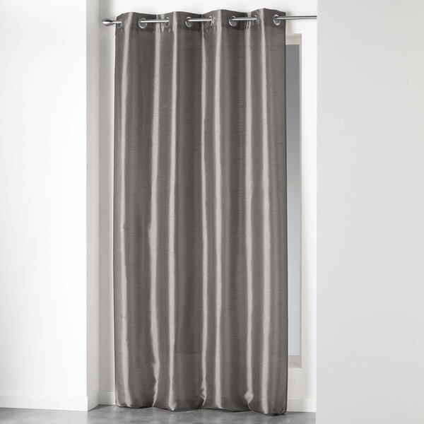 Temno siva satenasta zavesa 140x240 cm Shana – douceur d'intérieur