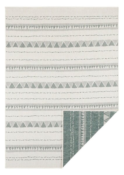 Zeleno-krem zunanja preproga NORTHRUGS Bahamas, 160 x 230 cm