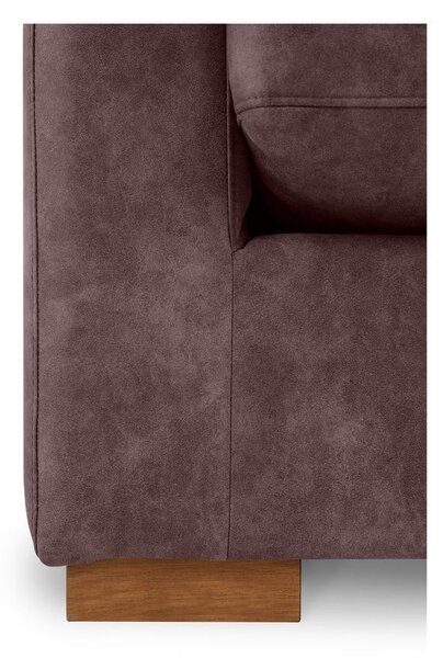 Temno rjava sedežna garnitura 266 cm Comfy – Scandic