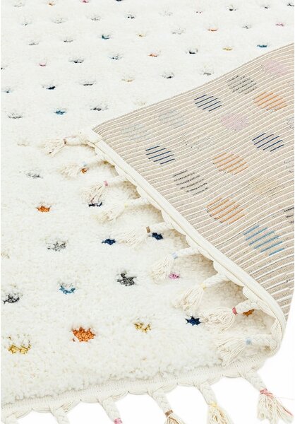 Bež preproga Asiatic Carpets Dotty Multi, 80 x 150 cm