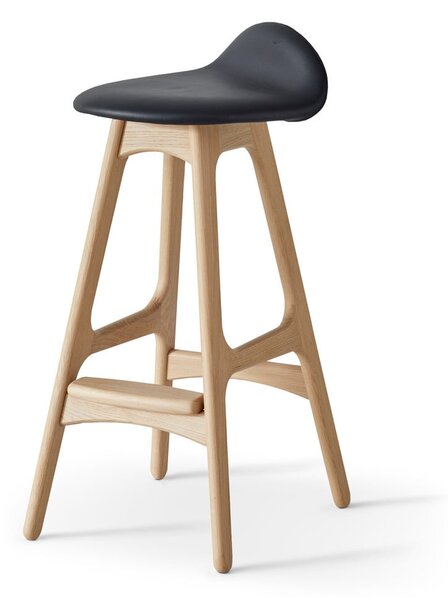 Vrtljiv usnjen barski stol 86 cm Buck - Hammel Furniture