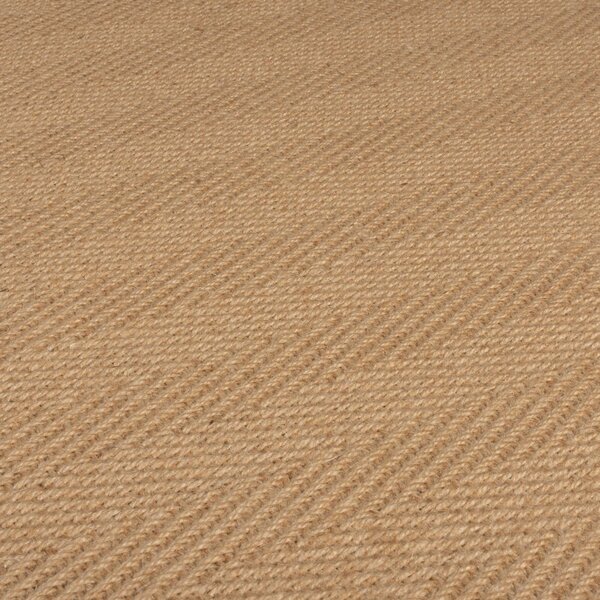 Tekač iz jute v naravni barvi 60x600 cm Kira – Flair Rugs