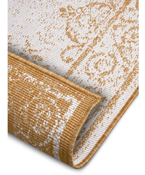 Oker/bela zunanja preproga 160x230 cm Cebu – NORTHRUGS