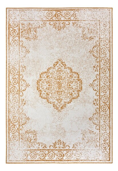 Oker/bela zunanja preproga 160x230 cm Cebu – NORTHRUGS