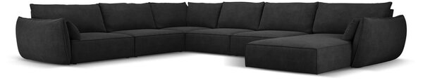 Temno siv kotni kavč (levi kot) Vanda - Mazzini Sofas