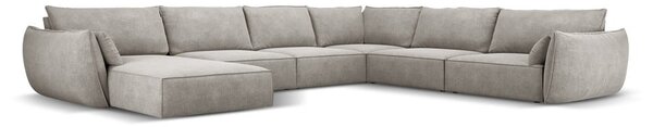 Svetlo siv kotni kavč (desni kot) Vanda - Mazzini Sofas