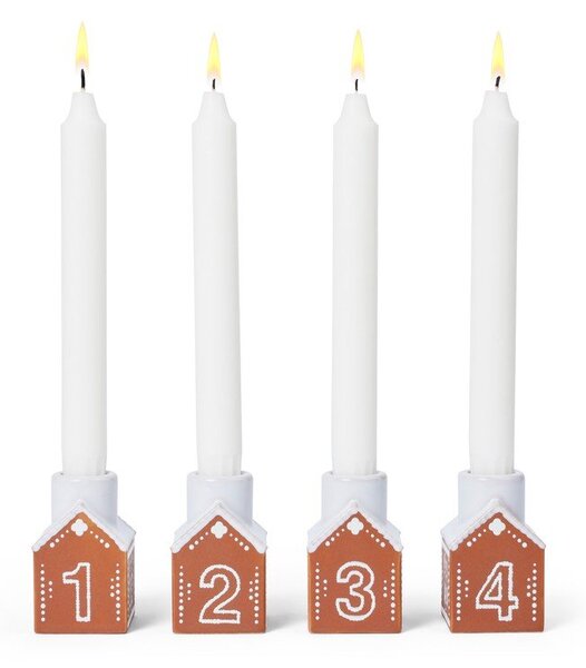 Keramičen adventni svečnik Gingerbread – Kähler Design
