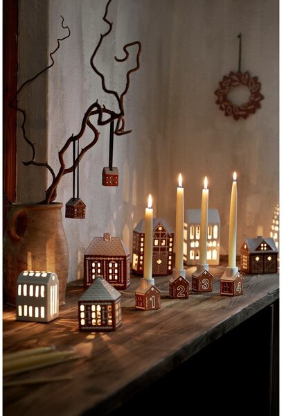 Keramičen adventni svečnik Gingerbread – Kähler Design