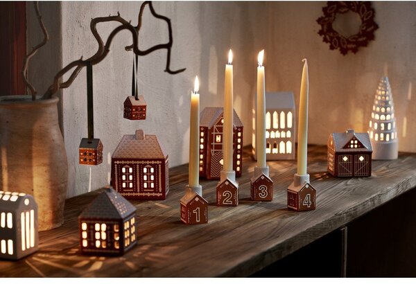 Keramičen adventni svečnik Gingerbread – Kähler Design