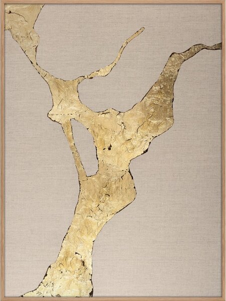Ročno naslikana slika 90x120 cm Wild Horizon Gold – Malerifabrikken