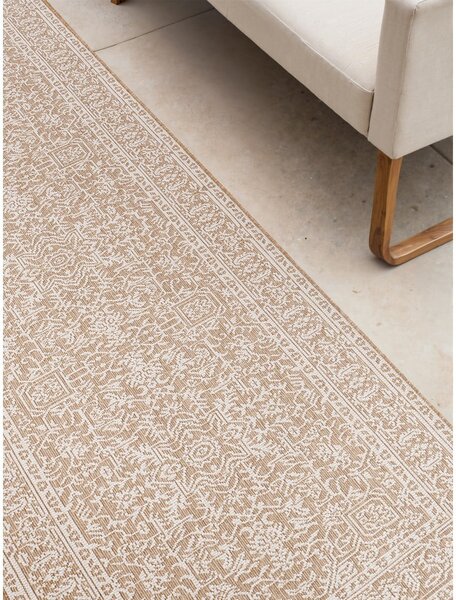 Bež-slonokoščen zunanji in notranji tekač 80x250 cm Duet Kona – NORTHRUGS