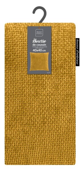 Prevleka za blazino iz šenilje 40x40 cm Leo – douceur d'intérieur