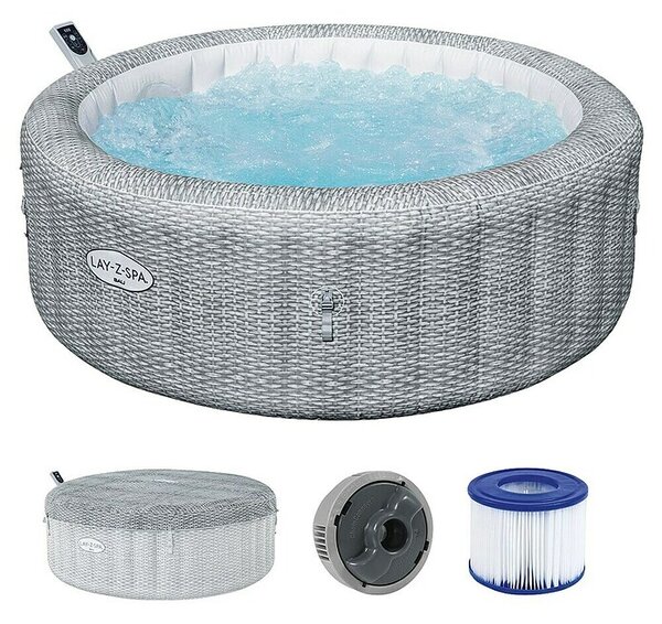 Bestway Lay-Z-Spa Prenosni masažni bazen Bali Smart AirJet™ 6 (Ø x V: 196 x 71 cm, 980 l)