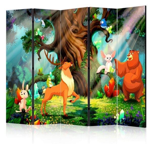 Artgeist Paravan Bear And Friends I, 5-Delni, Dvostranski