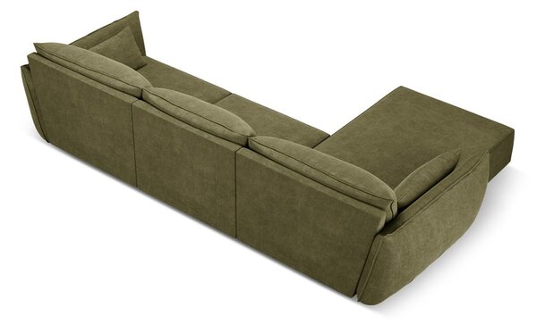 Zeleni kotni kavč (levi kot) Vanda - Mazzini Sofas