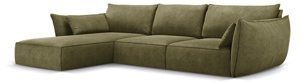 Zeleni kotni kavč (levi kot) Vanda - Mazzini Sofas