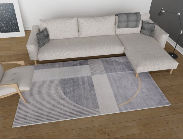Siva pralna preproga 160x230 cm – Vitaus
