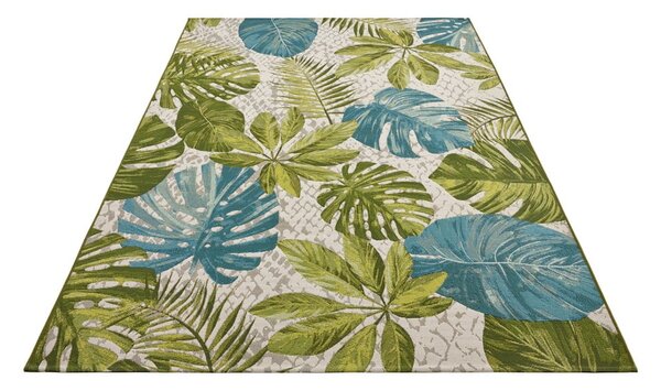 Zelena/turkizna zunanja preproga 160x235 cm Flair – Hanse Home