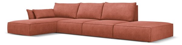 Rdeč kotni kavč (levi kot) Vanda - Mazzini Sofas