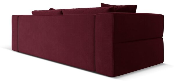 Bordo rdeča sedežna garnitura 248 cm Esther – Milo Casa