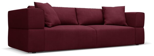 Bordo rdeča sedežna garnitura 248 cm Esther – Milo Casa