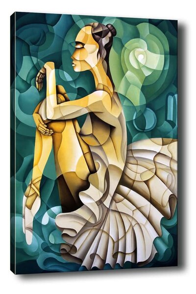 Slika Tablo Center Geometric Ballerina, 100 x 140 cm