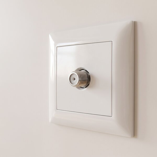 Antenska Vtičnica OSTE JNH012-A WHITE