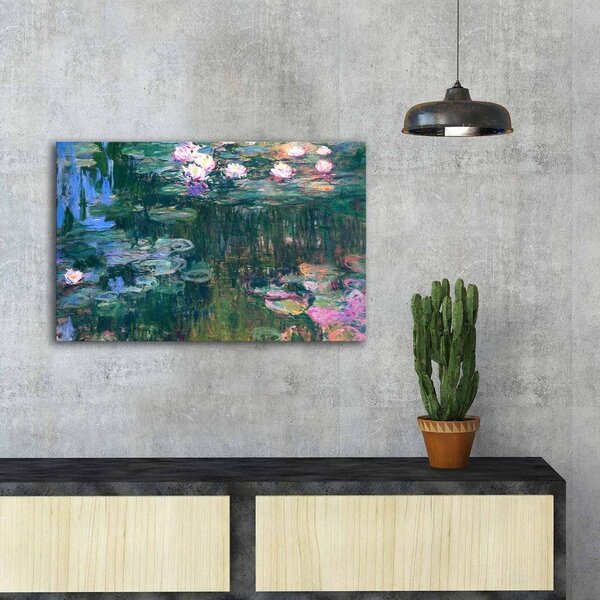 Stenska reprodukcija na platnu, Claude Monet, 45 x 70 cm