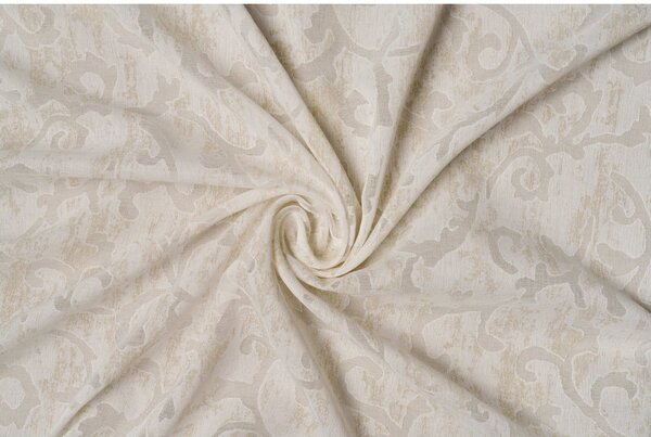 Bež prosojna zavesa 140x260 cm Baroque – Mendola Fabrics