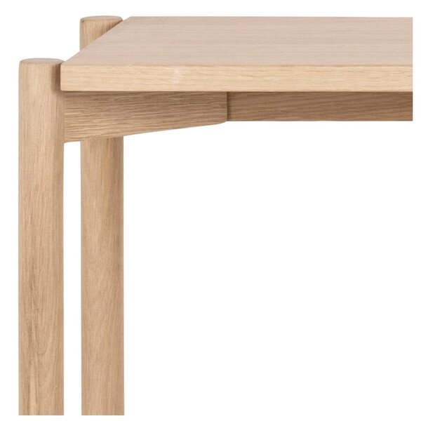 Regal v hrastovem dekorju v naravni barvi 169x88x30 cm Braidwood – Actona